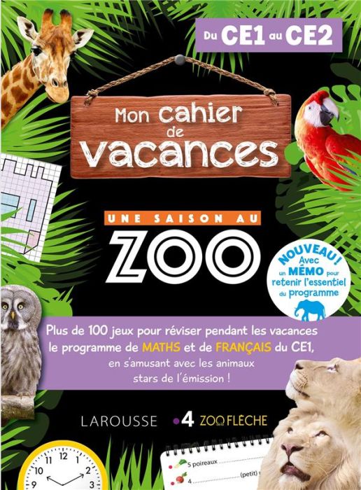 Emprunter Mon cahier de vacances Une saison au zoo du CE1 au CE2 livre