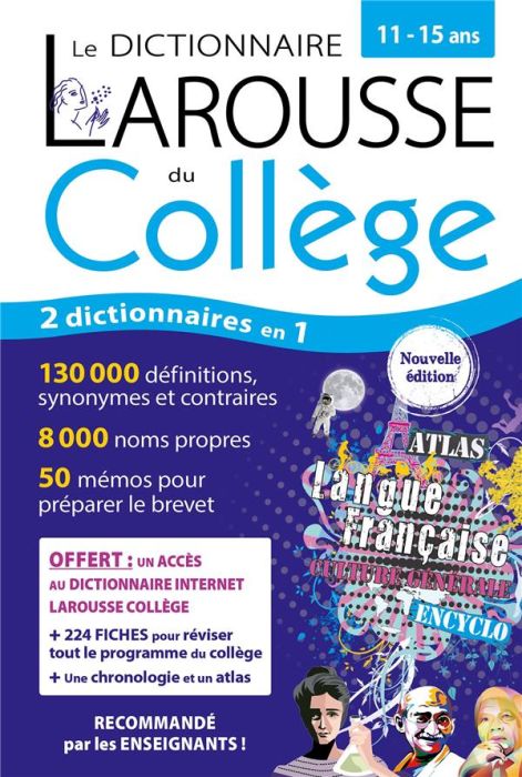 Emprunter Le Dictionnaire Larousse du collège. edition 2023 livre