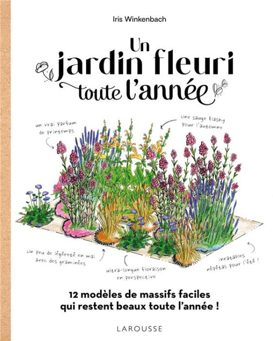 Emprunter Un jardin fleuri toute l'année. 12 modèles de massifs faciles qui restent beaux toute l'année ! livre