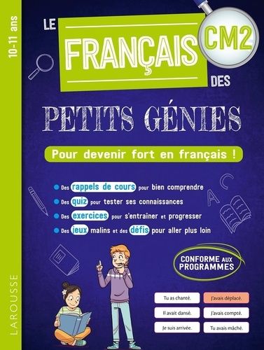 Emprunter Le français des petits génies CM2. Pour devenir fort en français ! livre