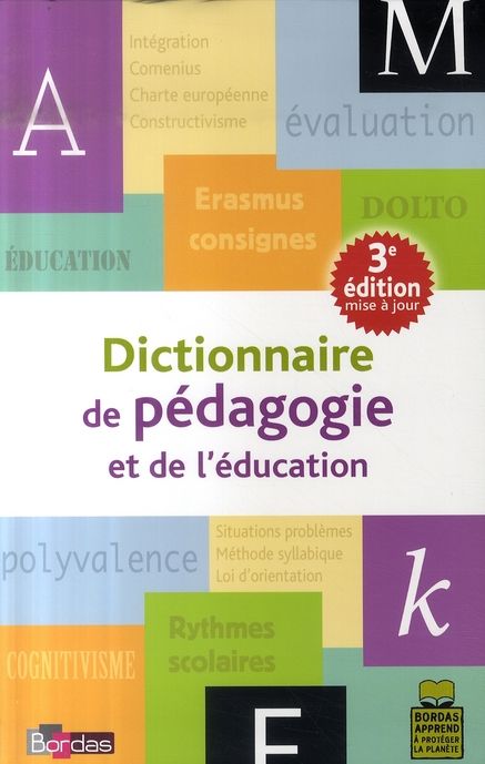 Emprunter Dictionnaire de pédagogie et de l'éducation. 3e édition livre