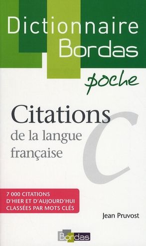 Emprunter Citations de la langue française livre