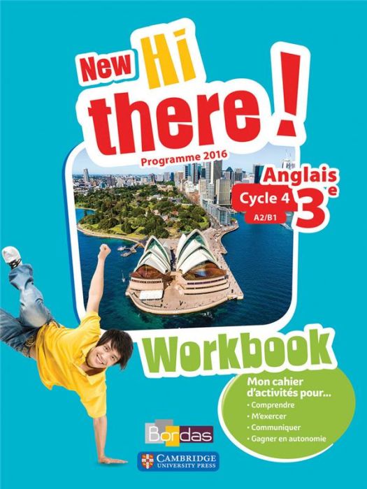 Emprunter Anglais 3e A2/B1 New Hi there! Workbook livre