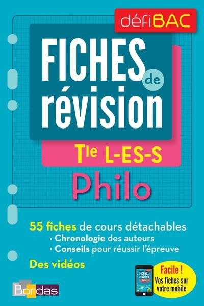 Emprunter Philosophie Tle L-ES-S. Fiches de révision, Edition 2017 livre