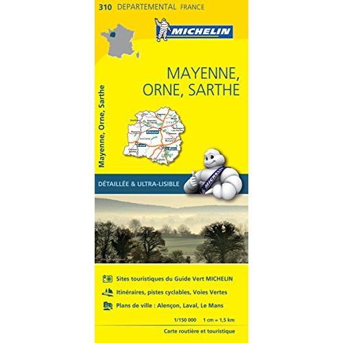 Emprunter MAYENNE / ORNE / SARTHE 11310 CARTE ' LOCAL ' ( FR livre