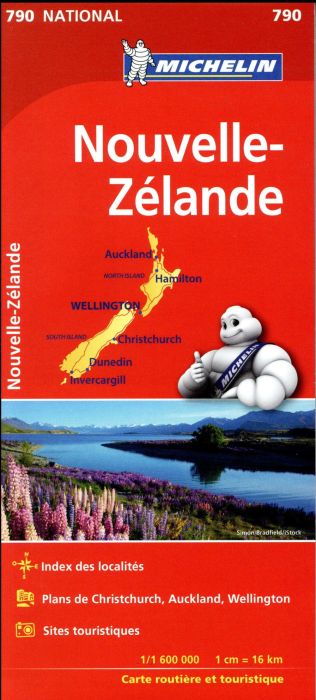 Emprunter Carte Michelin 790 : Nouvelle-Zélande livre