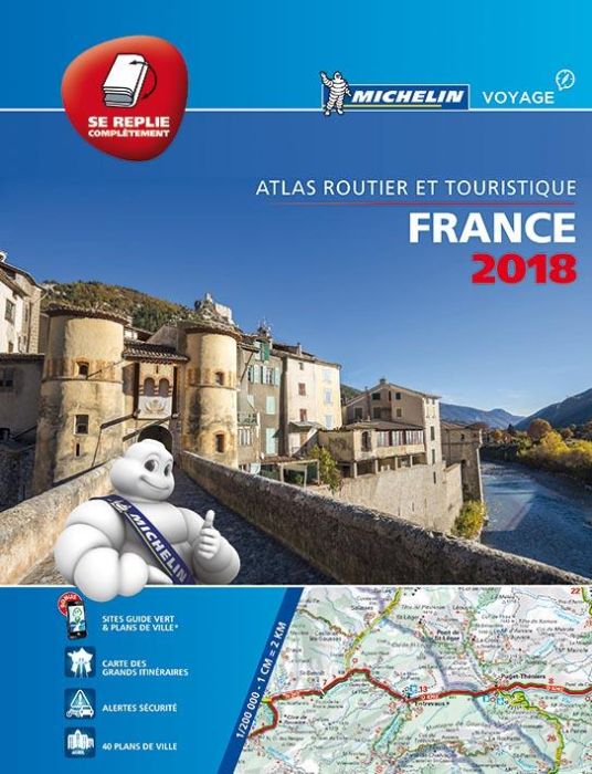 Emprunter France atlas routier et touristique 2018 livre