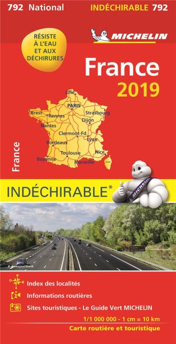 Emprunter 792N France 2019 1-1000000 indéchirable livre