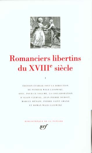 Emprunter Romanciers libertins du XVIIIème siècle livre