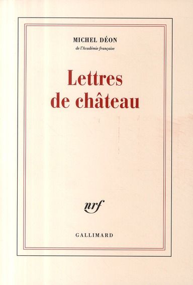 Emprunter Lettres de château livre