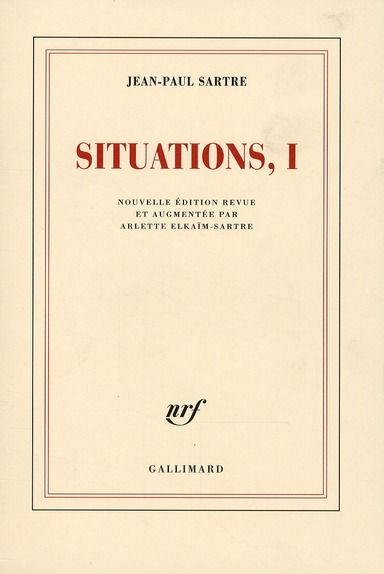 Emprunter Situations. Tome 1, Février 1938 - Septembre 1944, Edition revue et augmentée livre