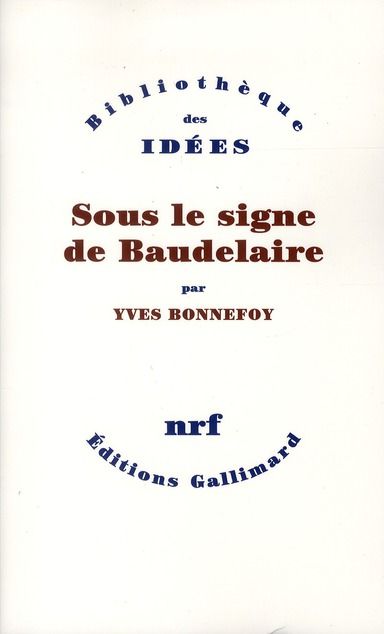 Emprunter Sous le signe de Baudelaire livre