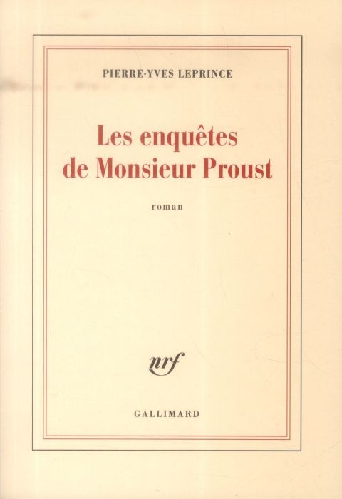 Emprunter Les enquêtes de Monsieur Proust livre