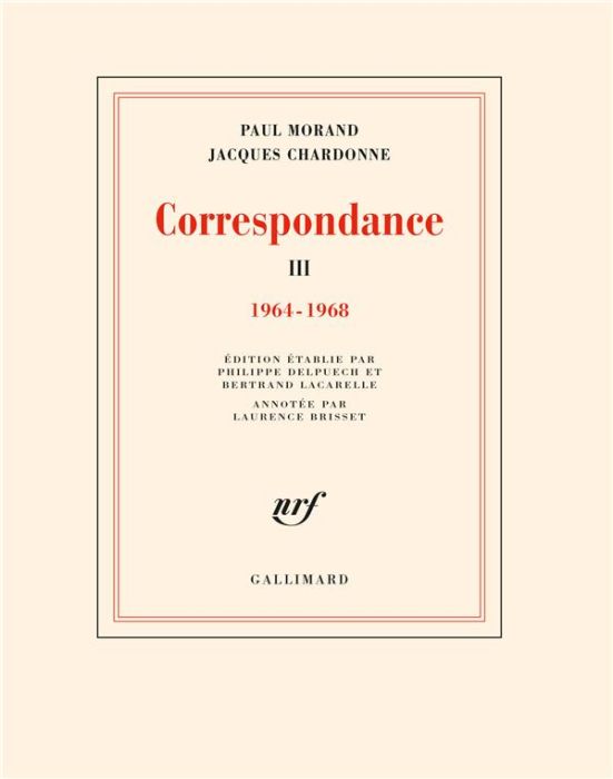 Emprunter Correspondance. Tome 3, 1964-1968 livre