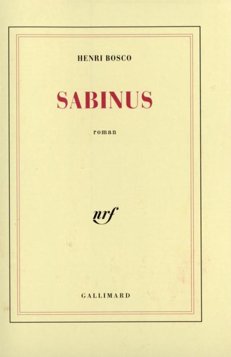 Emprunter Sabinus livre