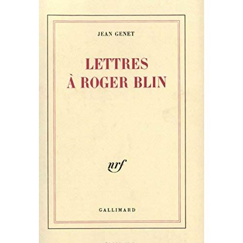 Emprunter Lettres à Roger Blin livre