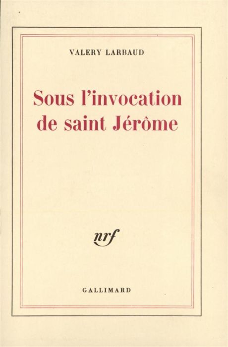 Emprunter Sous l'invocation de Saint Jerome livre