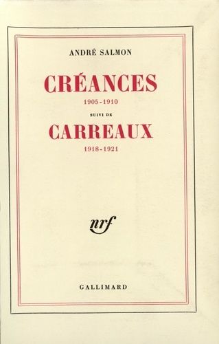 Emprunter Créances(1905-1910)/Carreaux(1918-1921) livre