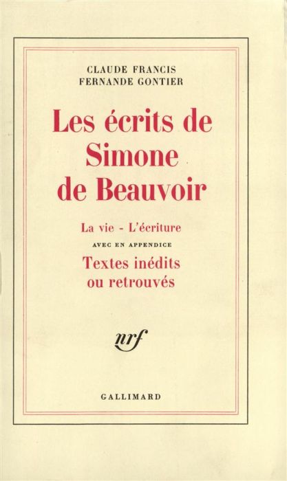 Emprunter Les écrits de Simone de Beauvoir livre