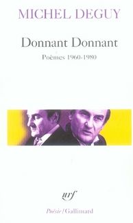 Emprunter Donnant Donnant. Poèmes 1960-1980 livre