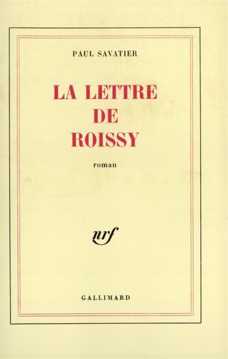 Emprunter La lettre de Roissy livre