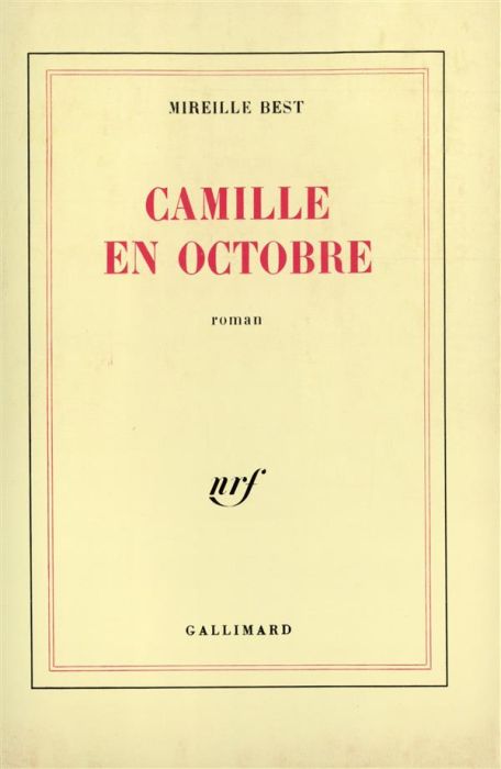 Emprunter Camille en octobre livre