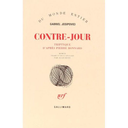 Emprunter Contre-Jour (Tryptique d'après Pierre Bonnard) livre