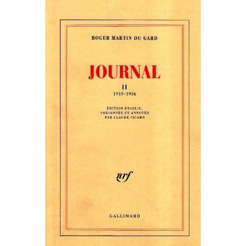 Emprunter Journal. Tome 2, 1919-1936 livre