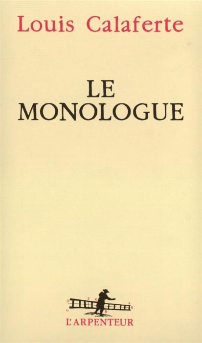 Emprunter Le monologue livre