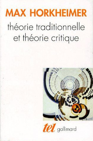 Emprunter Théorie traditionnelle et théorie critique livre