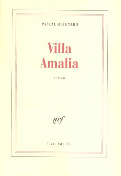 Emprunter Villa Amalia livre