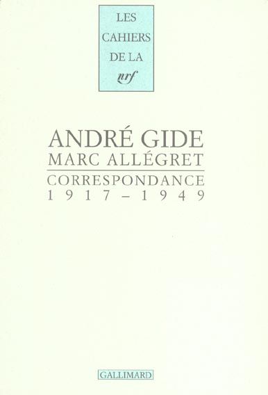 Emprunter Correspondance 1917-1949. Avec Marc Allégret livre