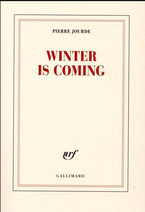 Emprunter Winter is coming livre
