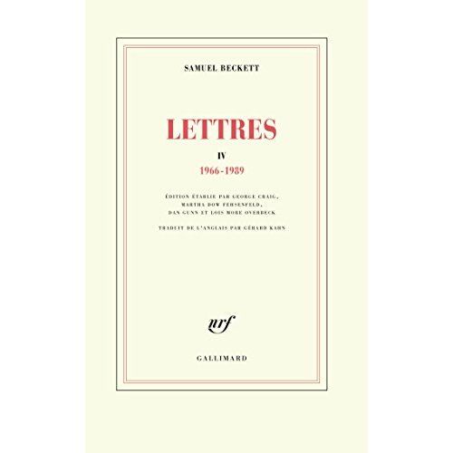 Emprunter Lettres IV. (1966-1989) livre