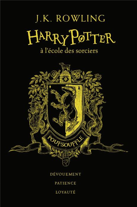Harry Potter Tome 1 : Harry Potter à l'école des sorciers (Poufsouffle).  Edition collector 20e anniv - Rowling J.K. - Ménard Jean-François