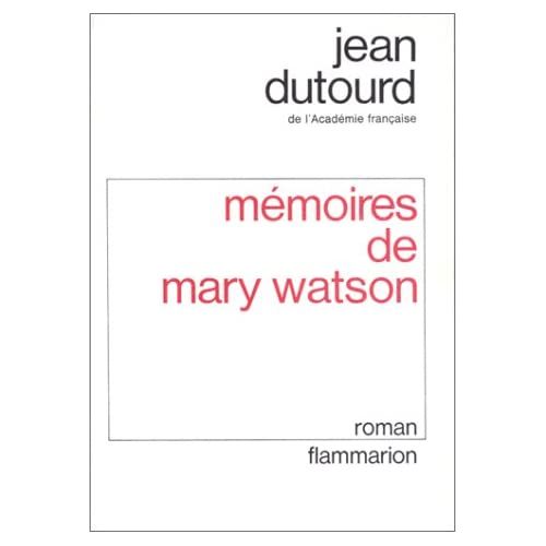 Emprunter Mémoires de Mary Watson livre