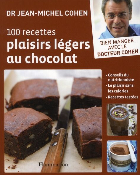 Emprunter 100 recettes plaisirs légers au chocolat livre