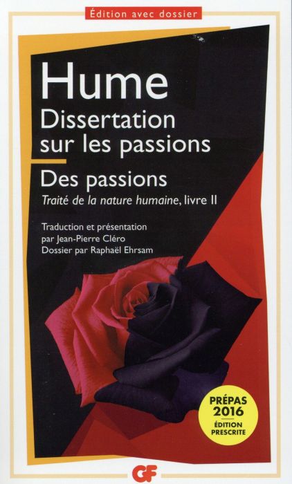 Emprunter Dissertation sur les passions. Suivie de Des passions (Traité de la nature humaine, livre II) livre