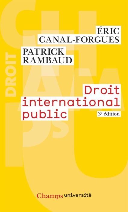 Emprunter Droit international public. 3e édition livre