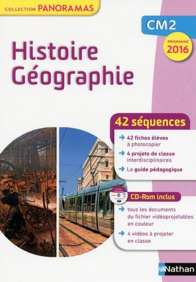 Emprunter Histoire Géographie CM2. Programme 2016, Edition 2017, avec 1 CD-ROM livre