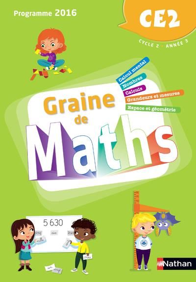 Emprunter Graine de maths CE2 cycle 2. Edition 2018 livre