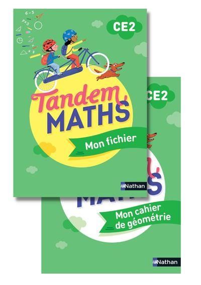 Emprunter Maths CE2 Tandem. Pack en 2 volumes : Mon fichier avec Mon cahier de géométrie, Edition 2023 livre
