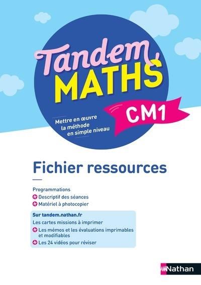 Emprunter Maths CM1 Tandem. Fichier ressources, Edition 2022 livre