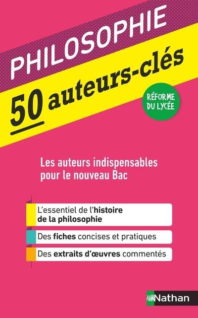 Emprunter Philosophie 50 auteurs-clés. Edition 2020 livre
