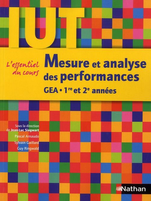 Emprunter Mesure et analyse des performances GEA 1e et 2e années livre
