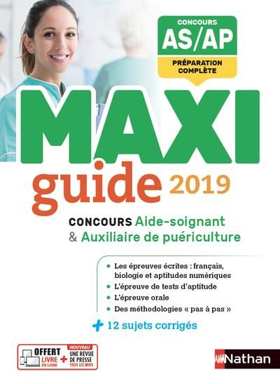 Emprunter Maxi guide concours AS/AP. Edition 2019 livre