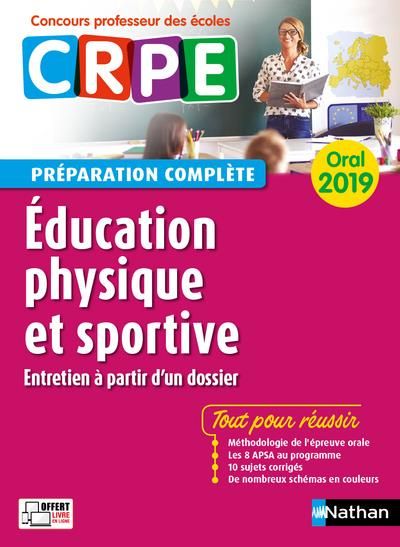 Emprunter Education physique et sportive. Préparation complète oral, Edition 2019 livre
