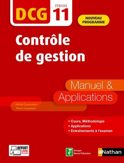 Emprunter Contrôle de gestion DCG 11. Manuel & applications, 5e édition livre