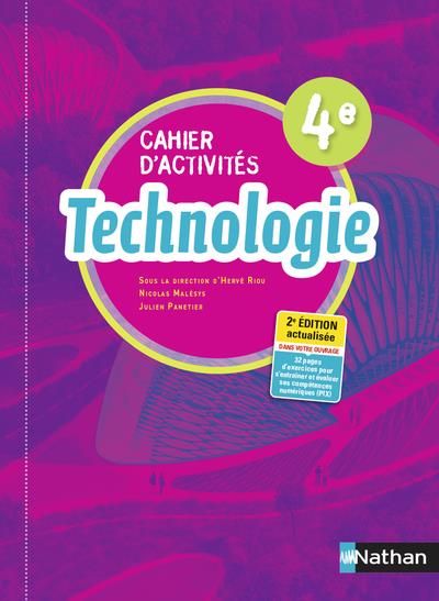 Emprunter Technologie 4e Cahier d'activités. Edition 2021 livre