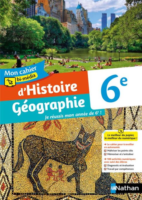 Emprunter Mon cahier bi-média d'Histoire-Géographie 6e. Edition 2021 livre